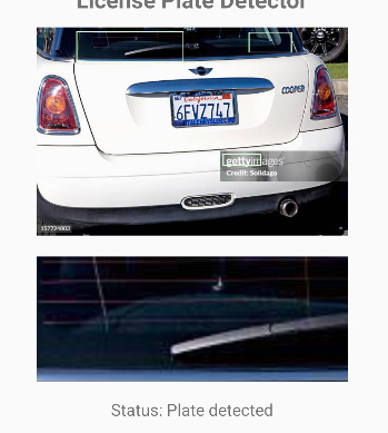 Screenshot of OCR result shown in app